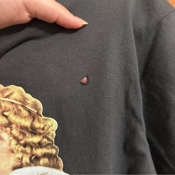 Fiorucci Angels T-Shirt Dark Grey Shirt - Picture 5 of 9